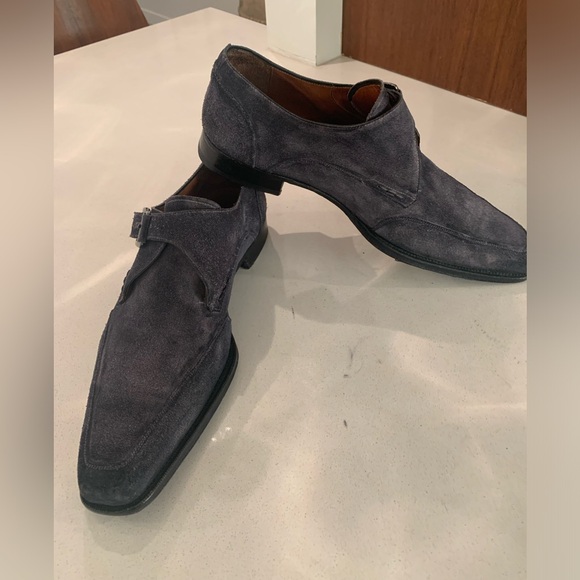 MEZLAN Suede Monk Strap Size 11M - Picture 1 of 5